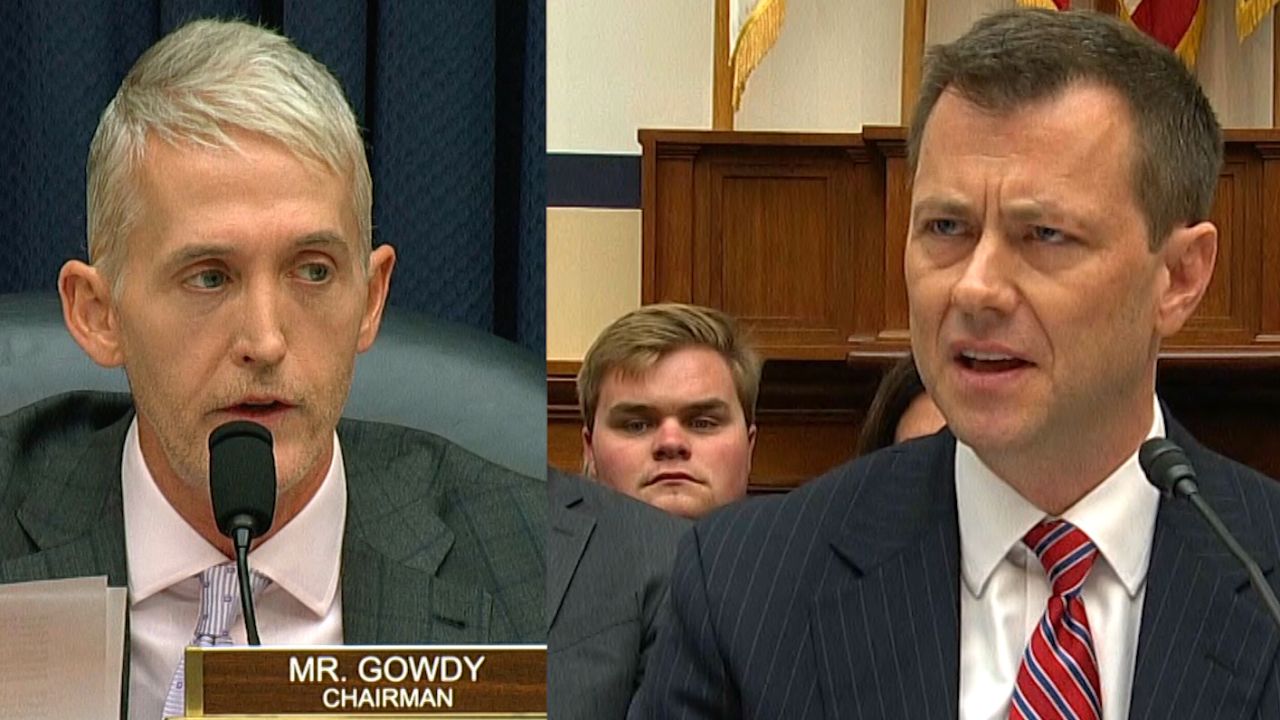 Trey Gowdy Peter Strzok split 7.12