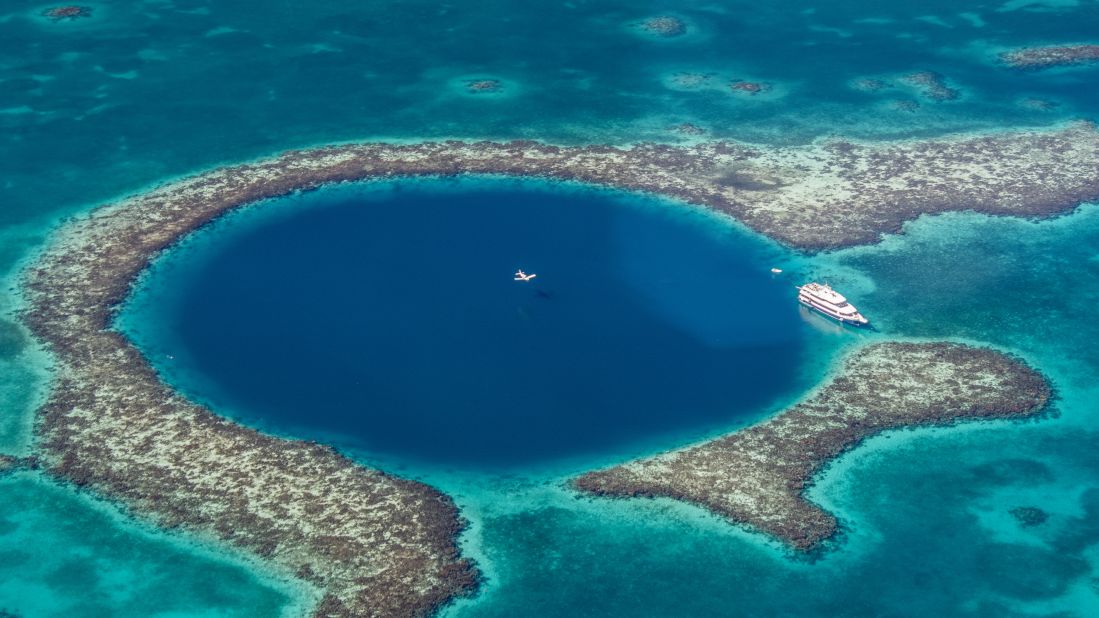 <strong>August in Belize:</strong> Belize has a just reputation as a place to snorkel and scuba dive. And the Blue Hole is a definite highlight of the Central American country's diving scene.