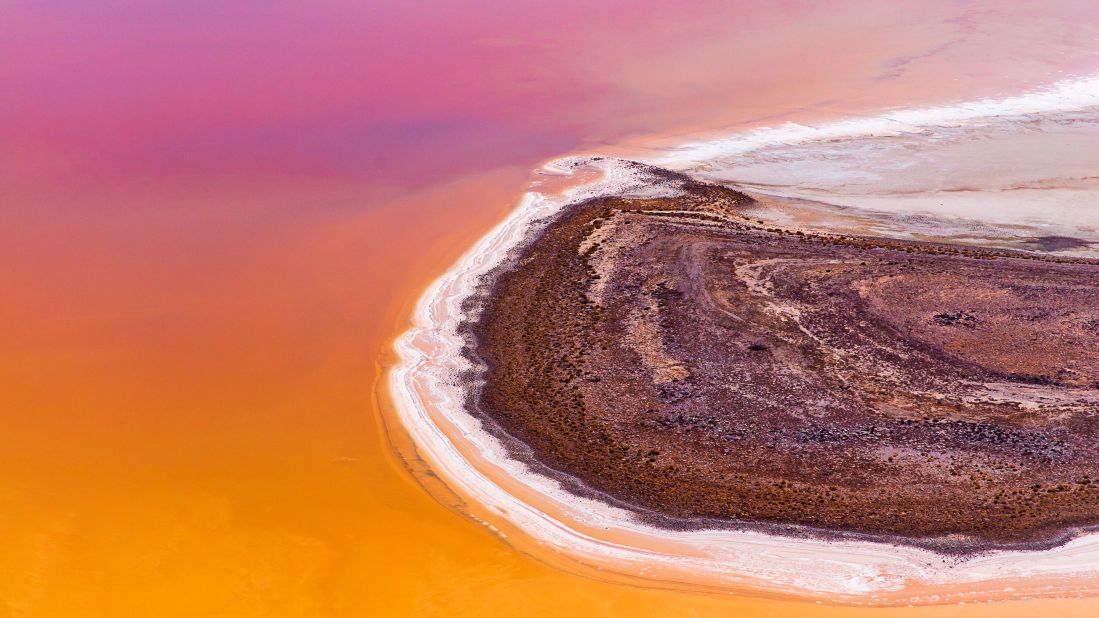 <strong>Natural spectacle: </strong>Australia's arid <a href="https://southaustralia.com/travel-blog/kati-thanda-lake-eyre" target="_blank" target="_blank">Kati Thanda-Lake Eyre</a> has been transformed into an incredible watery oasis thanks to a rare natural occurrence.
