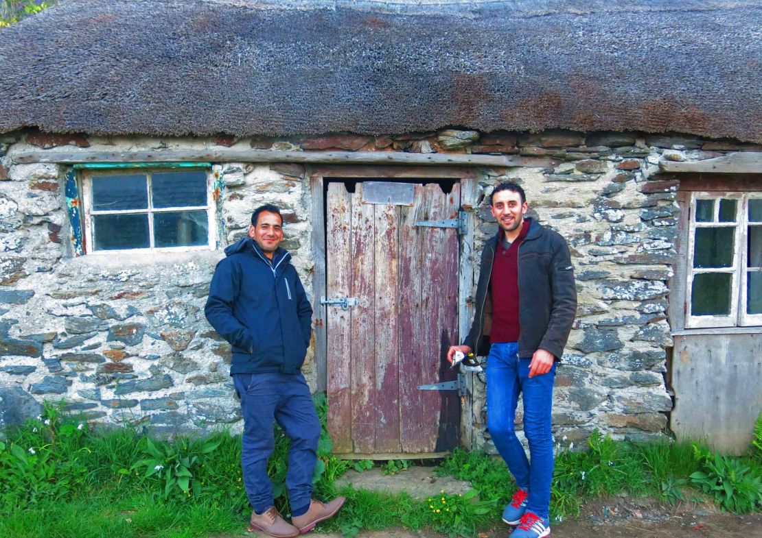 Majhor and Adel in Cornwall, England.