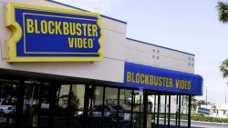 MIAMI, UNITED STATES:  A Blockbuster video rental store is shown 11 March 2005 in Miami, Florida. Blockbuster Inc., the world's largest video rental chain, reported a slim profit for the fourth quarter, in contrast to a loss a year ago, and said it would restate certain financials to correct lease accounting errors. The company will also extend it's nearly a 1 billion USD offer for rival Hollywood Entertainment until 11 March 2005.  AFP Robert SULLIVAN  (Photo credit should read ROBERT SULLIVAN/AFP/Getty Images)