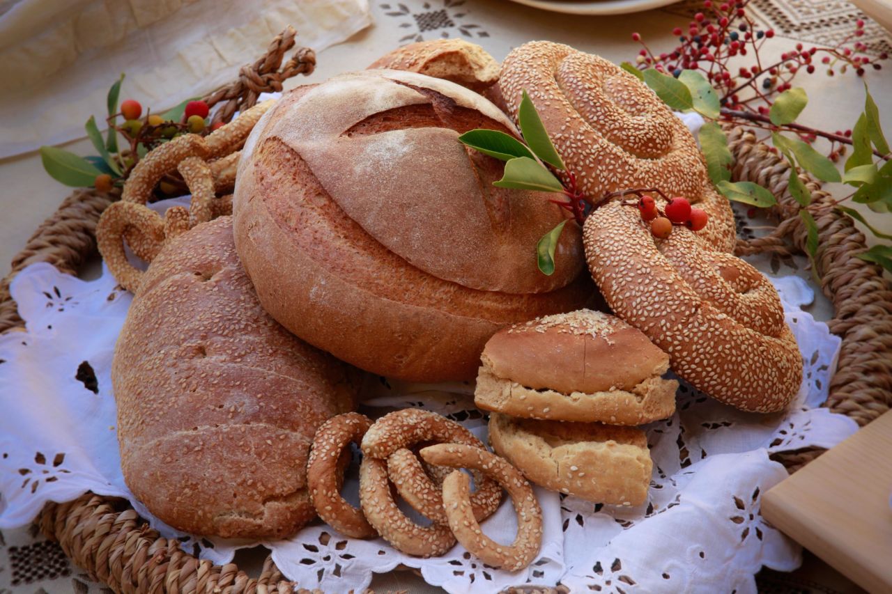<strong>Bread</strong>: Home-baked bread is another Cyprus delight.