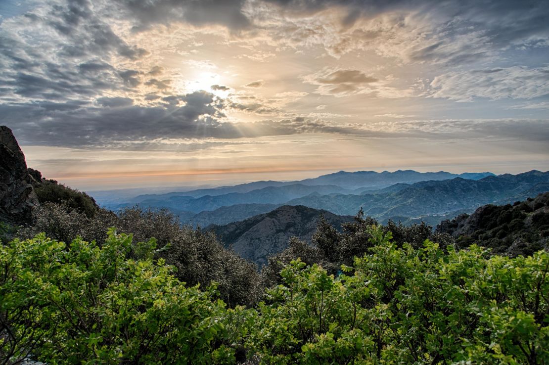 The Troodos mountains make up the country's largest mountain range.