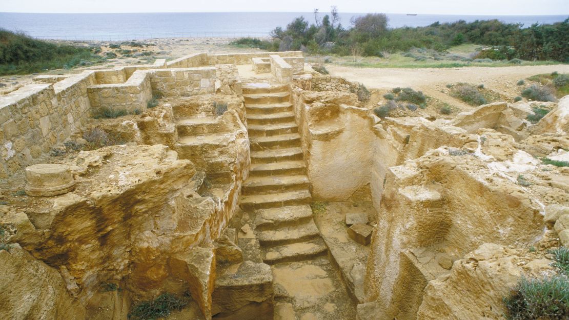 Paphos is home to archaeological treasures like the Tombs of the Kings.