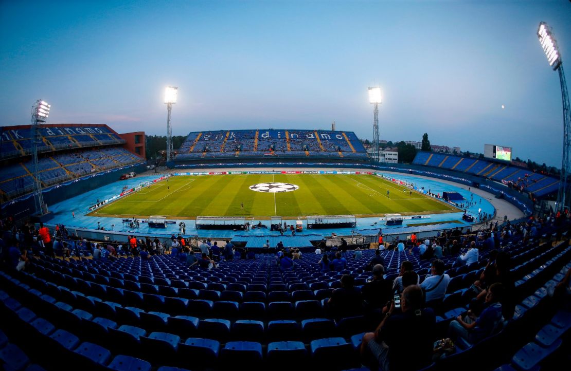 Many of Croatia's home internationals are played at the Maksimir Stadium in Zagreb.