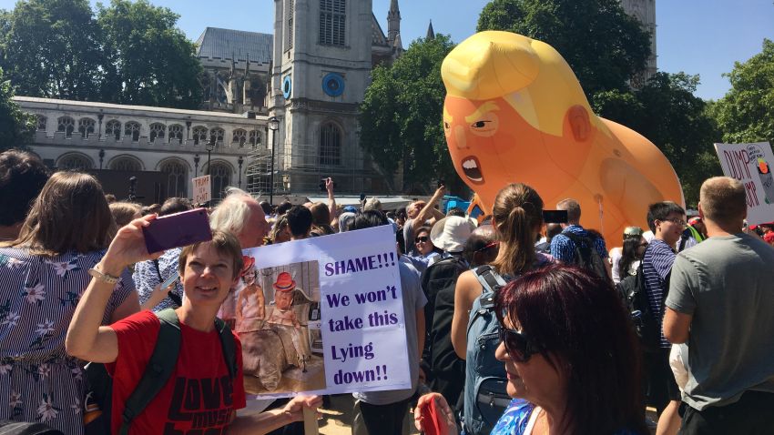 Trump baby balloon protest 04
