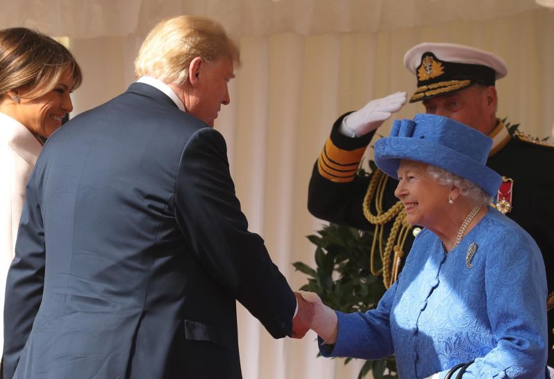 Donald Trump Makes False Claim About Queen Elizabeth's Review Of Honor ...