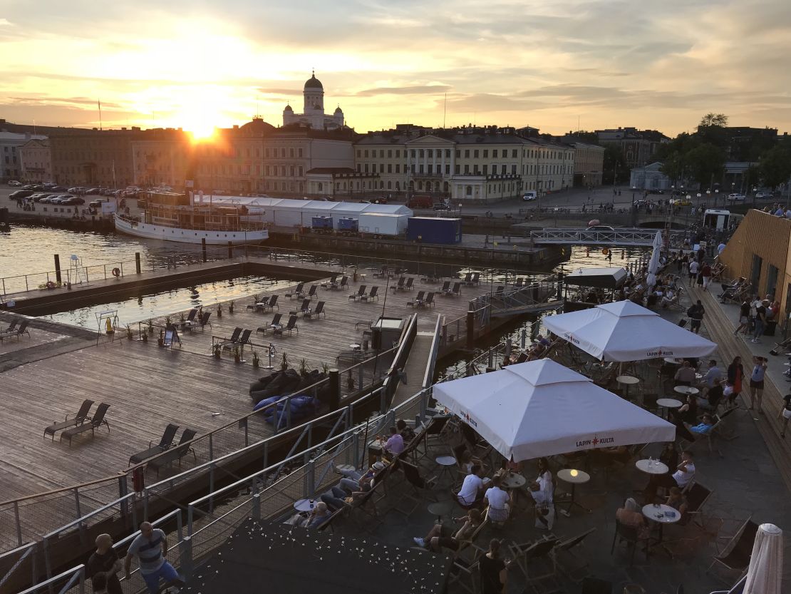 The Presidential Palace in Helsinki, where Trump and Putin will meet on Monday.