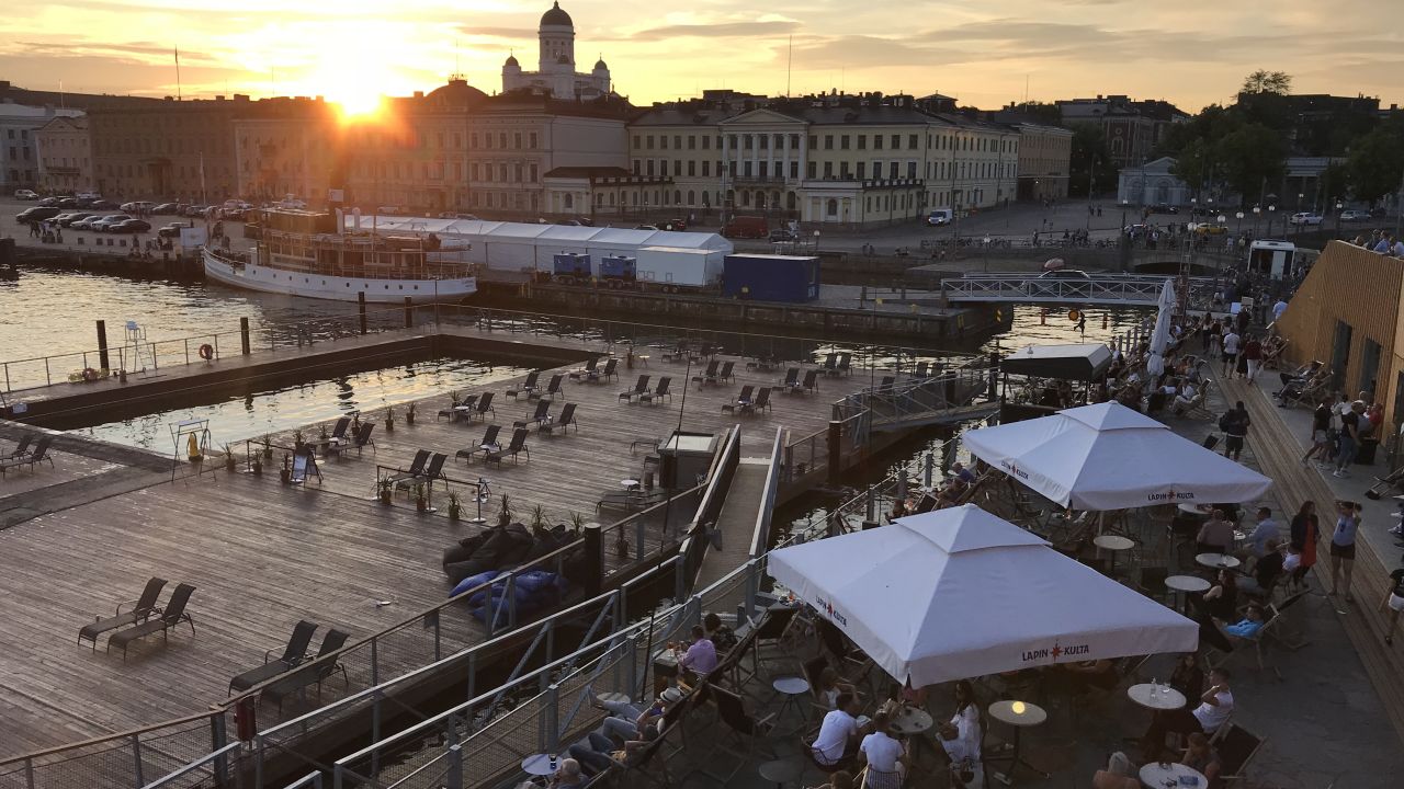 The Presidential Palace in Helsinki, where Trump and Putin will meet on Monday.