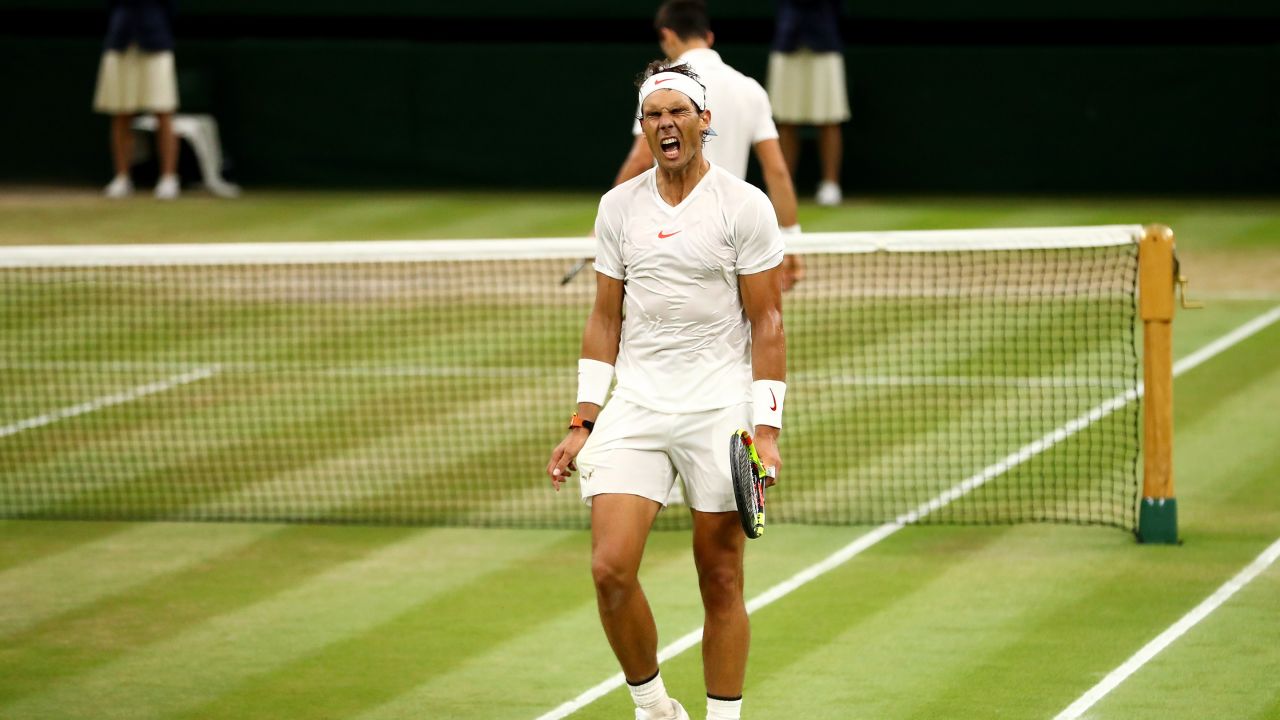 Rafael Nadal failed in his bid to win a third Wimbledon title.