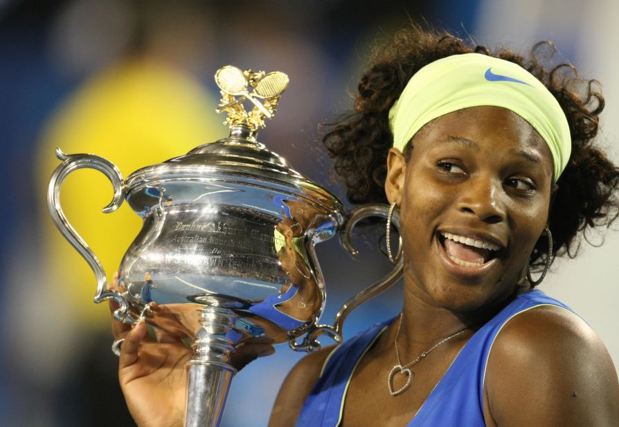 Ten years of grand slam success and a 10th major for Serena as she beats Dinara Safina in straight sets at the Australian Open final in 2009.