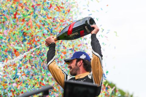 Vergne -- who won four of the 12 races of the season -- finished with 198 points, 54 points ahead of Di Grassi. 