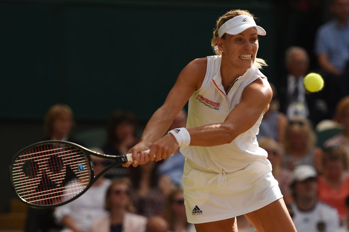 Kerber made just five unforced errors in the final