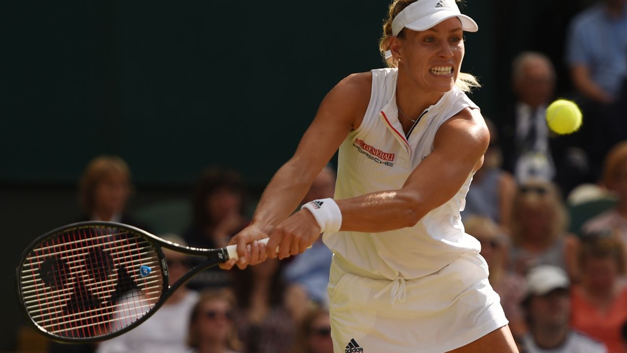 Kerber made just five unforced errors in the final