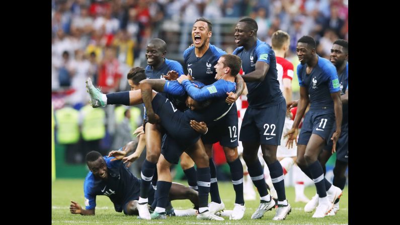 <a target="_blank">France won the World Cup</a> for the second time in its history, defeating Croatia 4-2 in Moscow on Sunday, July 15.