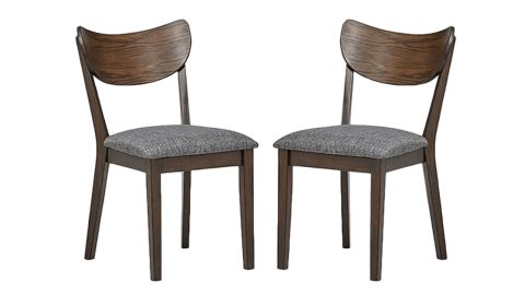 <a href="https://amzn.to/2zoQaTp" target="_blank" target="_blank"><strong>Rivet Mid-Century Dining Chairs, Set of 2, $125.00</strong></a>