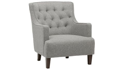 <a href="https://amzn.to/2NBCXJX" target="_blank" target="_blank"><strong>Stone & Beam Modern Tufted Accent Chair, $275.71</strong></a>