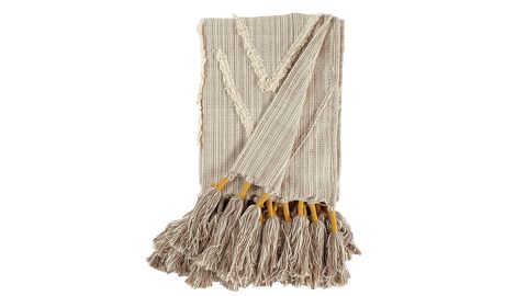 <a href="https://amzn.to/2zjUpPY" target="_blank" target="_blank"><strong>Stone & Beam Global Throw with Tassels </strong></a>