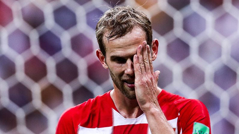 Croatia's Ivan Strini? in the World Cup Final match between France and Croatia on Sunday, July 15.
