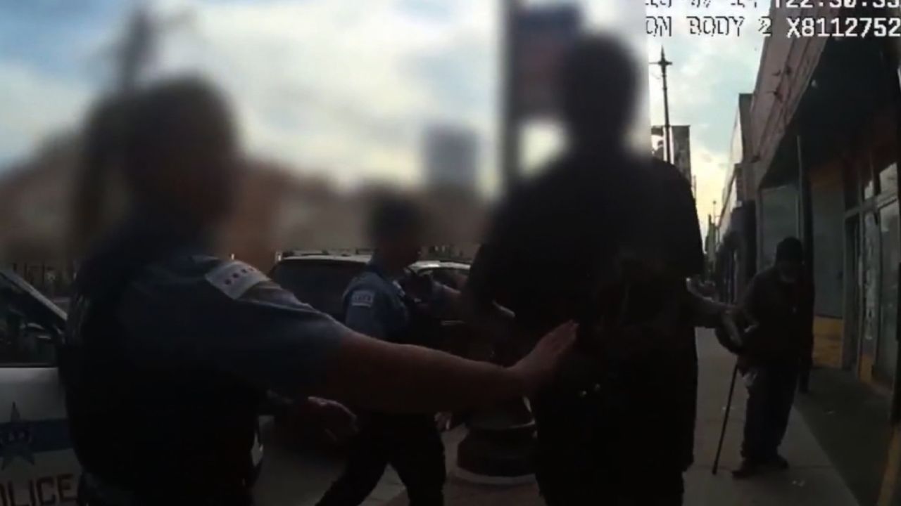 Footage from an officer's body camera showing what took place when Harith Augustus, 37, was shot and killed on July 14, 2018. 