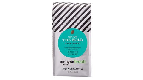 <a href="https://amzn.to/2MMyD9h" target="_blank" target="_blank"><strong>Amazon Fresh Go For The Bold Ground Coffee, $11.76</strong></a>