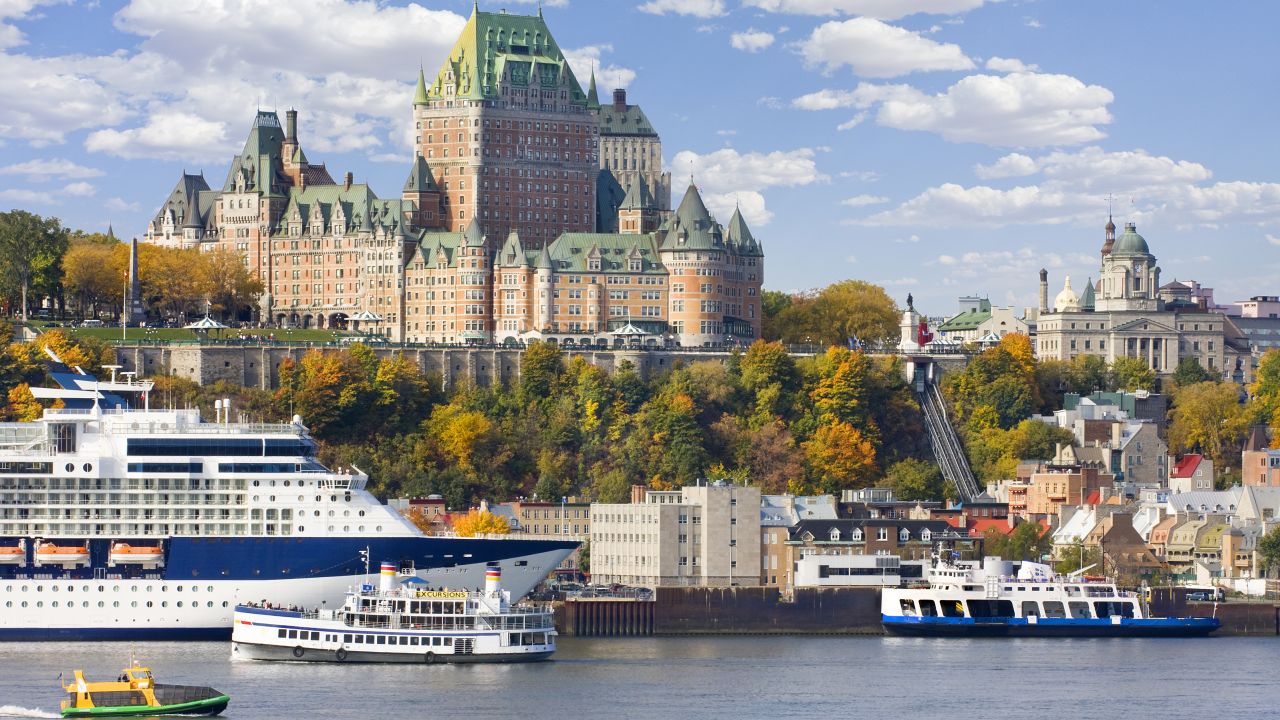 Big ship cruises to romantic Quebec City on the St. Lawrence River will have to wait for now.