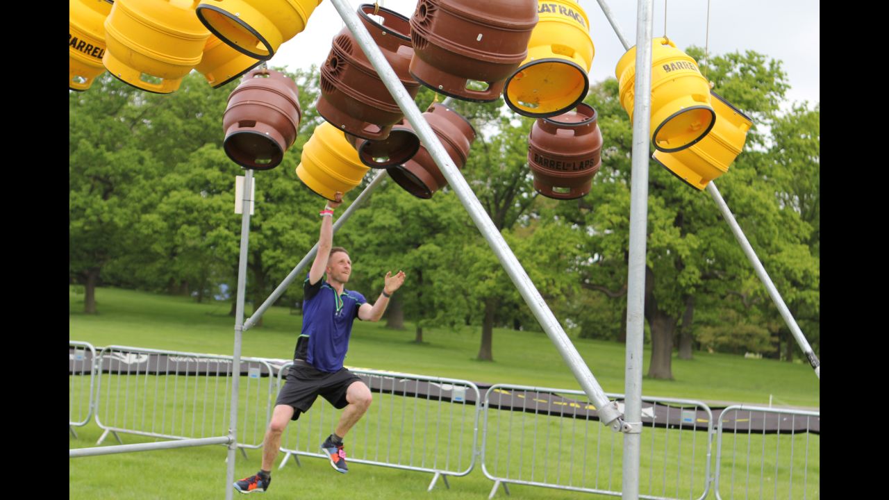 Athletes need to master long-distance running, weight training and then specific skills related to obstacles, such as rope climbing, swimming, balancing and swinging from rings.
