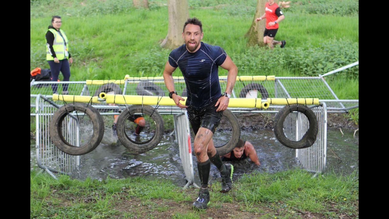 There is not a lot of gear required for OCR. "A pair of trainers, my mates, grit, determination, and that's all I need," said Mee. 