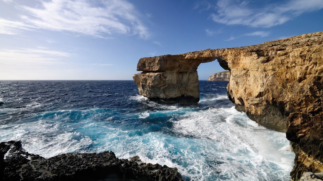 <strong>October in Malta: </strong>This is the famous Azure Window rock formation in Dwejra, Gozo.