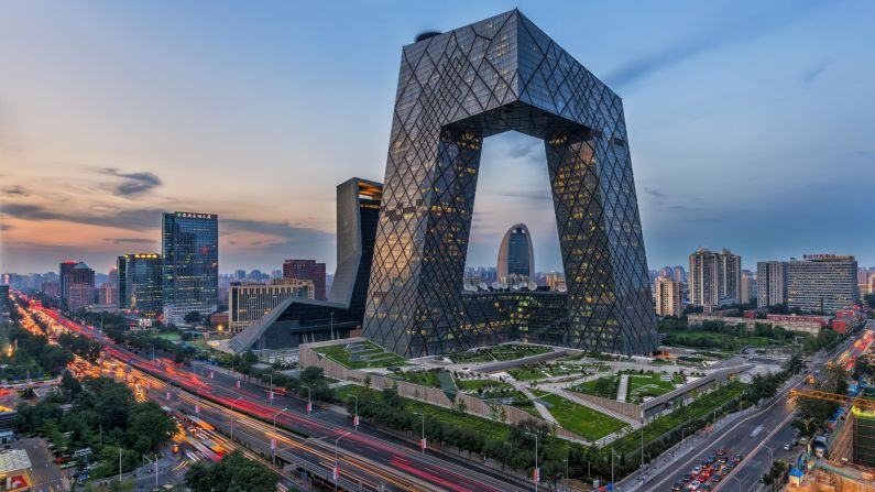 <strong>November in Beijing, China: </strong>While China's capital is home to historic sites such as Forbidden City, it's also joined the creative architectural boom sweeping Asia with buildings such as the CCTV Headquarters.