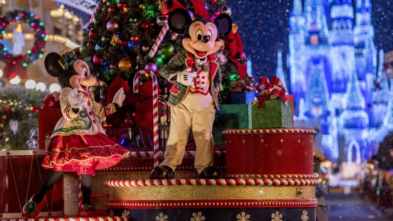 <strong>December in Orlando, Florida: </strong> Mickey's Very Merry Christmas Party brings holiday magic to the Magic Kingdom.