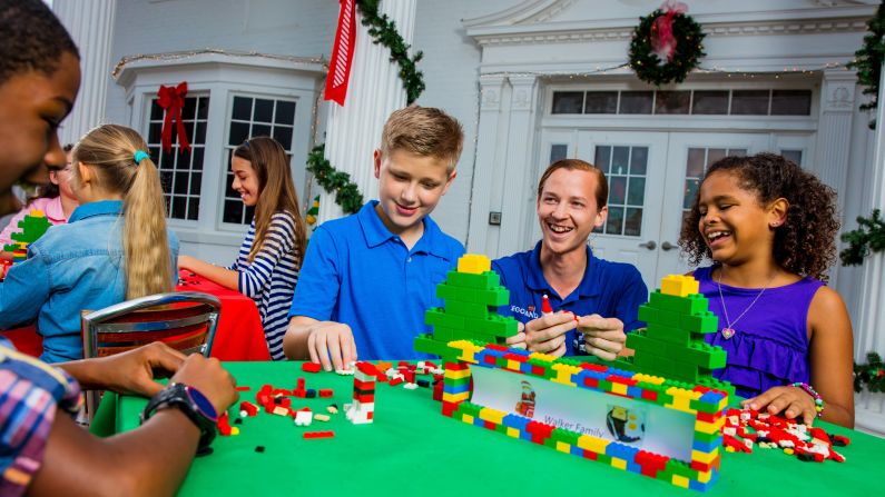 <strong>December in Orlando, Florida:</strong> Kids and adults who still have some kid in them will love Legoland's Christmas Bricktacular.