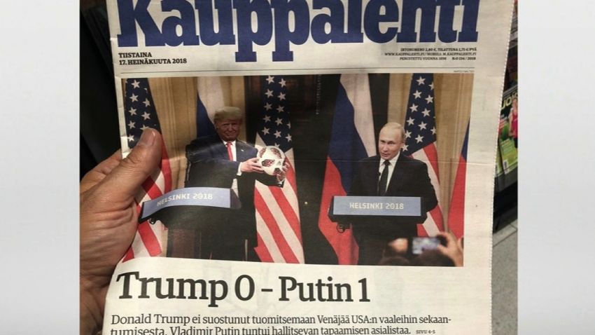 kauppalehti finnish newspaper trump summit reaction