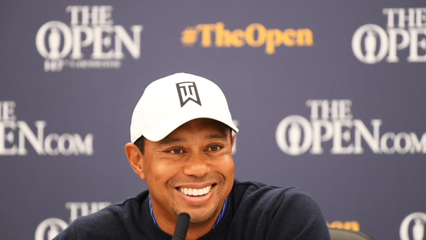 Tiger Woods is feeling confident about his chances in the Open this week.
