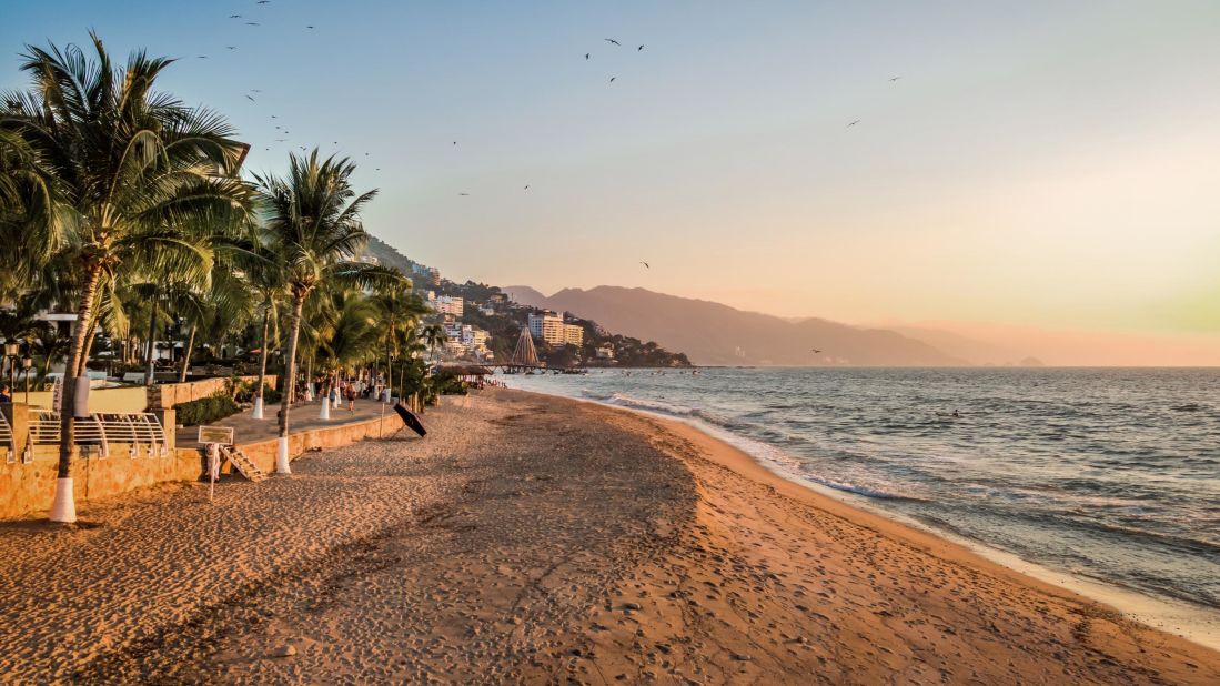 <strong>January in Puerto Vallarta, Mexico:</strong> If you just can't embrace the cold of winter, then head to the Pacific Coast of Mexico and enjoy stunning sunsets and palm trees.