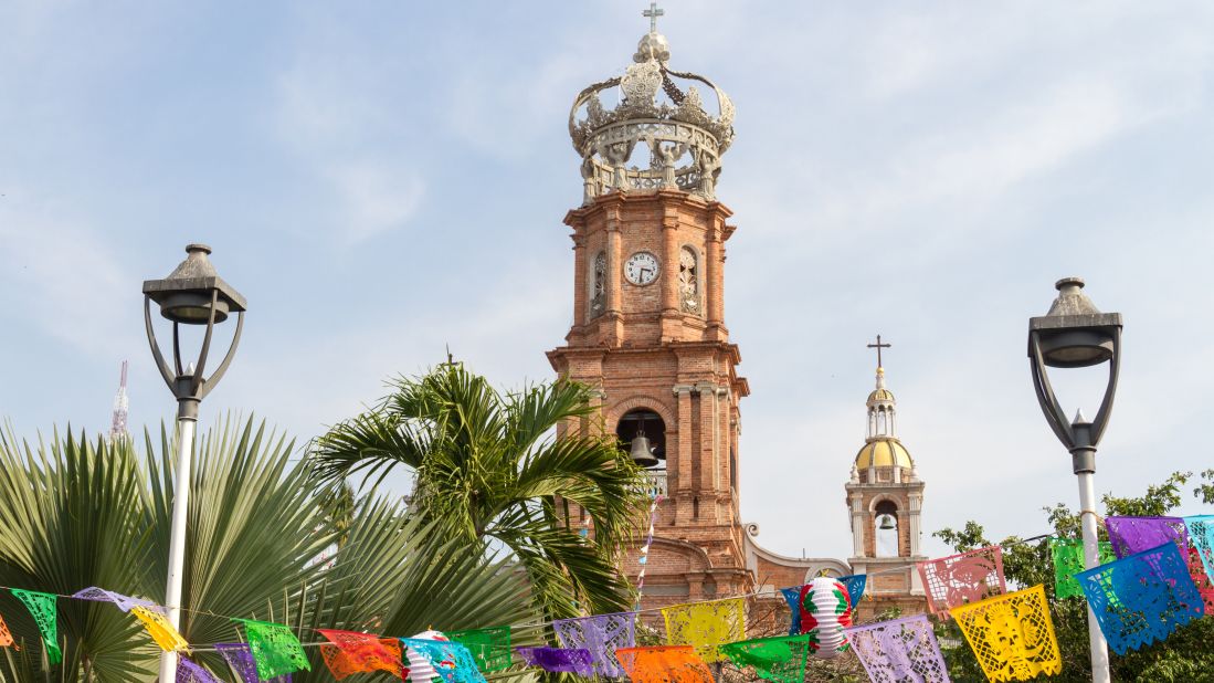 <strong>January in Puerto Vallarta, Mexico:</strong>  La Iglesia de Nuestra Señora de Guadalupe (The Church of Our Lady of Guadalupe) is one of Puerto Vallarta's most significant landmarks.