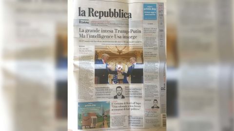 04 Helsinki summit Italy front page