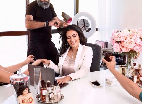 Huda Kattan is one of the most influential women in the Middle East, with 26.2 million Instagram followers. The founder of cosmetics brand <a href="http://hudabeauty.com/" target="_blank" target="_blank">Huda Beauty</a> has an estimated net worth of $550 million and the company valued upwards of <a href="https://www.forbes.com/profile/huda-kattan/?list=self-made-women#2b8d0da33cec" target="_blank" target="_blank">$1 billion</a>, according to Forbes.