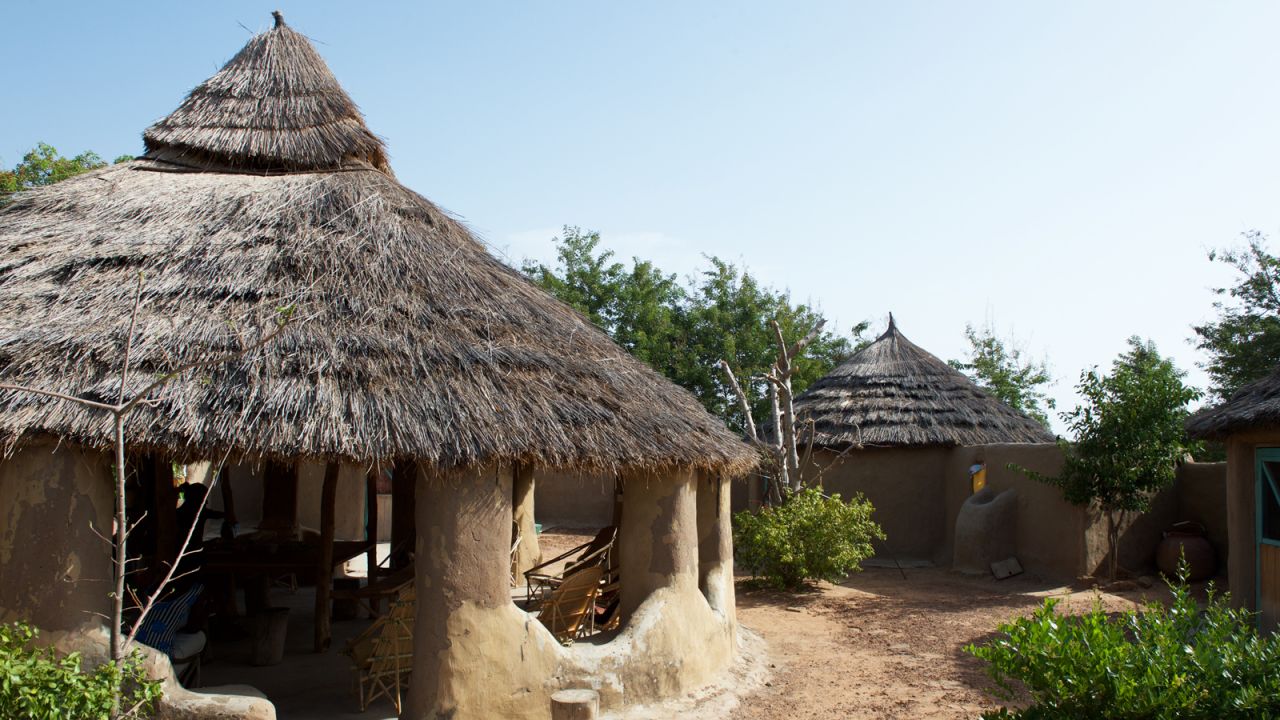 <strong>Green House:</strong> Based a 30-minute drive from Bolgatanga, this wonderful eco guest house in Karimenga is owned by visionary local Ibrahim, and allows guests to climb up on to its flat roof and sleep under the stars on hot nights.