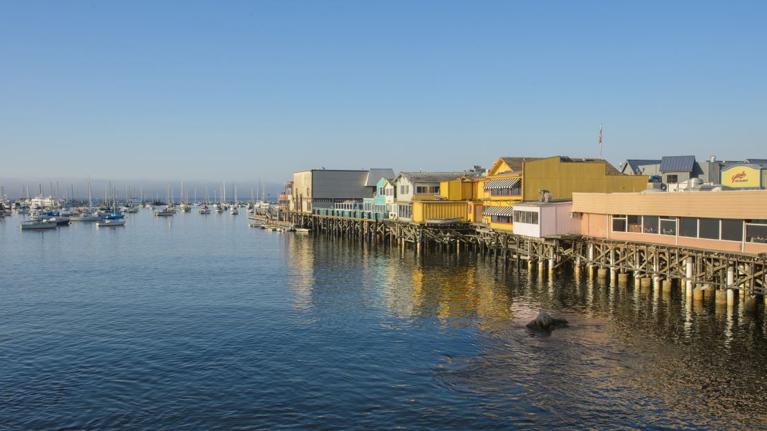 The view from Old Fisherman's Wharf in downtown Monterey was often part of the scenery for Blue Blues, the fictional café in the first season.