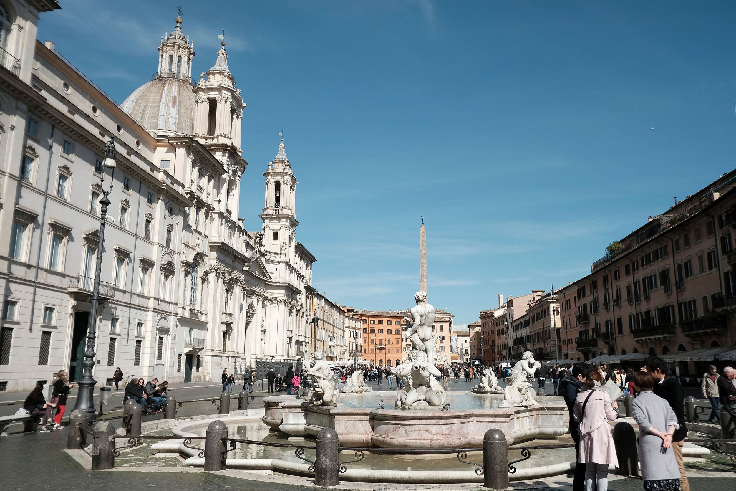 Rome,Italy - July 19, 2018:The beautiful architecture of the