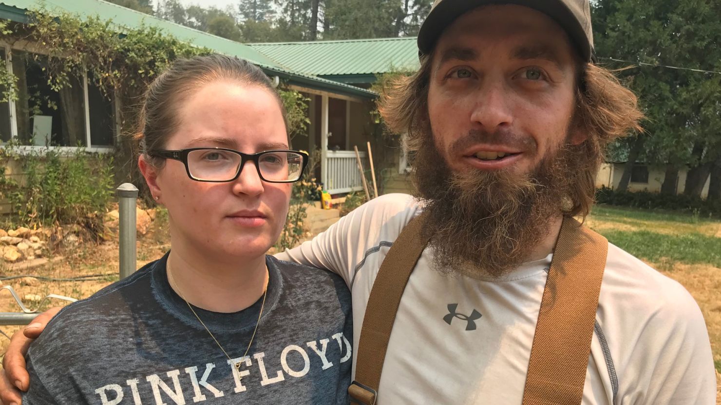 The California mountain town where Kristina and Nick Smith live is being threatened by the Ferguson fire.