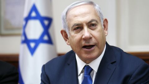 Israeli Prime Minister Benjamin Netanyahu said the heads of the coalition parties decided "unanimously" to hold early elections in April.