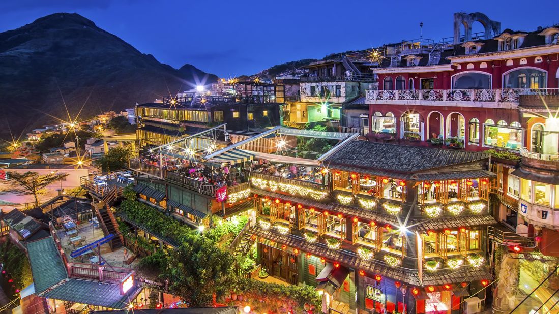 <strong>Jiufen, New Taipei City: </strong>Once a quiet hillside gold-mining town<strong>,</strong> Jiufen and its meandering alleys and narrow staircases have surged in popularity among international tourists for its resemblance to Studio Ghibli's "Spirited Away."