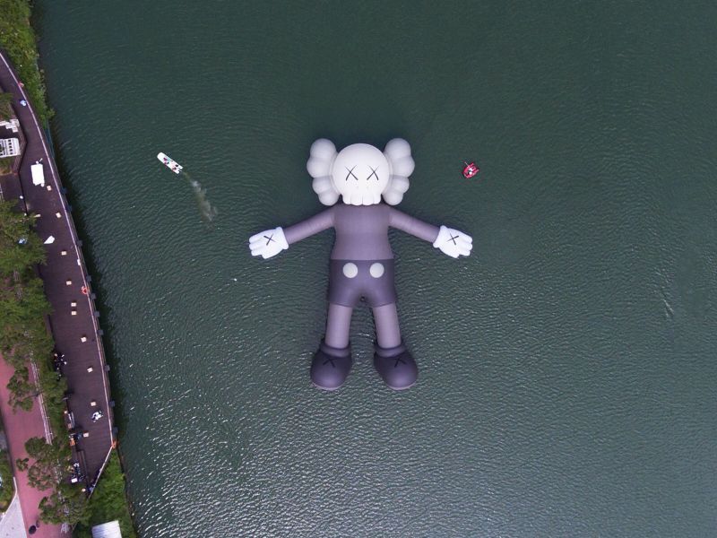 KAWS Giant Companion is Installed at Mount Fuji  Widewalls