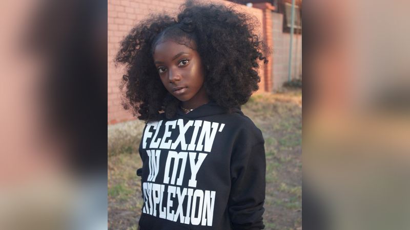 This 11 year old was bullied for her skin color. Now, she owns a successful clothing  line