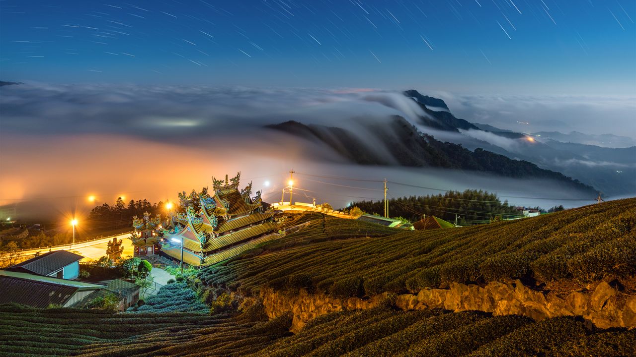 <strong>Alishan, Chiayi: </strong>The highest peak of Taiwan's Ali Mountain Range, Datashan rises 2,663 meters high. This is one of a series of breathtaking photos taken in Taiwan by Thai photographer Theerasak Saksritawee.  