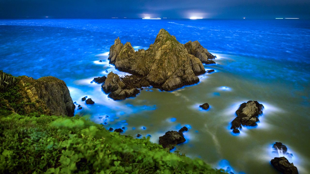 <strong>Mastu Islands: </strong>With a coastline lit up by luminescent sea algae, commonly called "blue tears," Taiwan's Mastu Islands have been witnessing a tourism boom in recent years. 