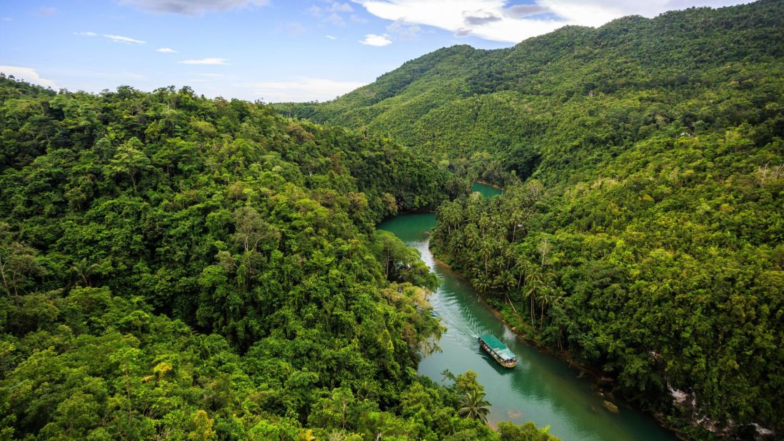 <strong>March in the Philippines: </strong>It's not just the coastlines that are so memorable here. The Loboc River on Bohol  island is a striking site as seen from a cable car, part of the Loboc Ecotourism Adventure Park.
