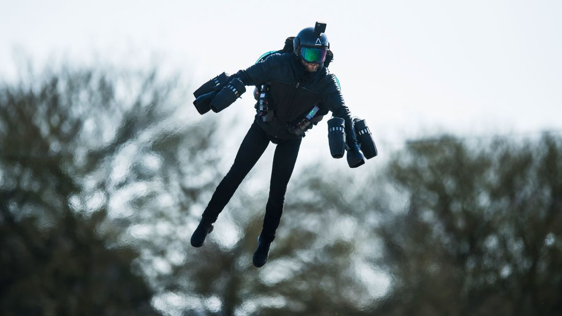 <strong>Real life "Iron Man": </strong>39-year-old Richard Browning has an created an incredible flying suit that rivals anything in cinema.